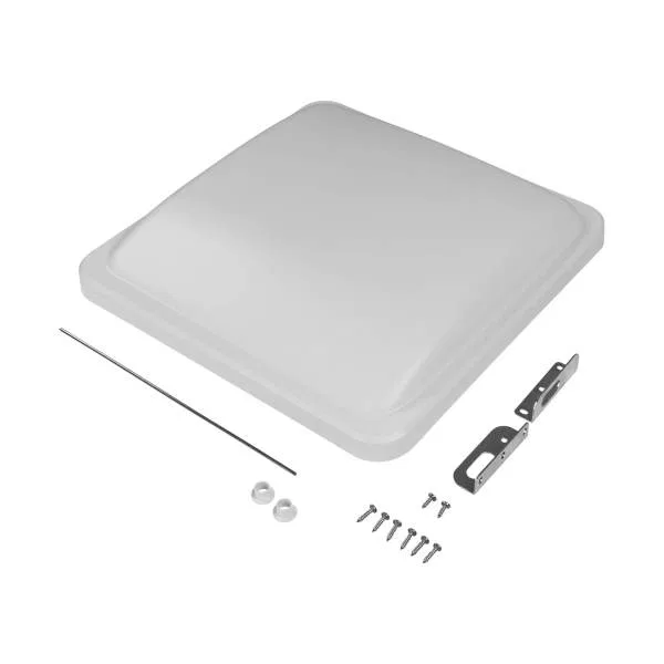 2023054272 – LIPPERT COMP Roof Vent Cover, 14 Inch x 14 Inch 12 Volt Fan Lid Replacement White Plastic Single